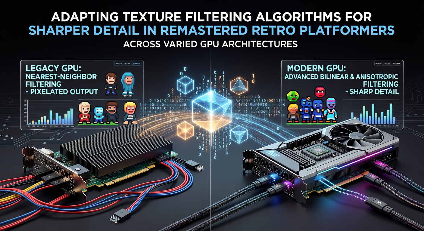 Comparison of texture filtering methods applied to retro platformer sprites on modern GPUs